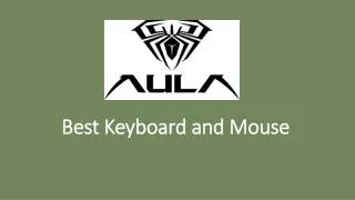 Best keyboard and mouse