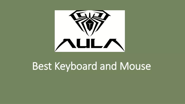 best keyboard and mouse