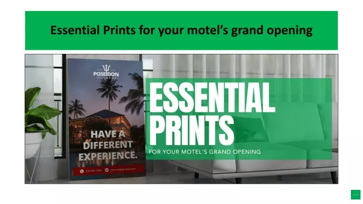 essential prints for your motel s grand opening