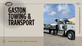 Reliable Tow Truck Service Near Me in Gastonia