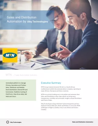 sales and distribution automation
