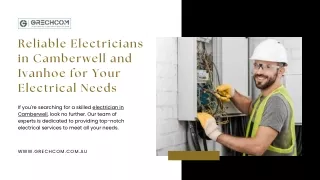 Reliable Electricians in Camberwell and Ivanhoe for Your Electrical Needs