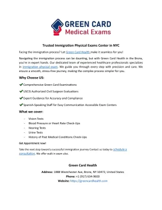 Trusted_Immigration_Physical_Exams_Center_Bronx