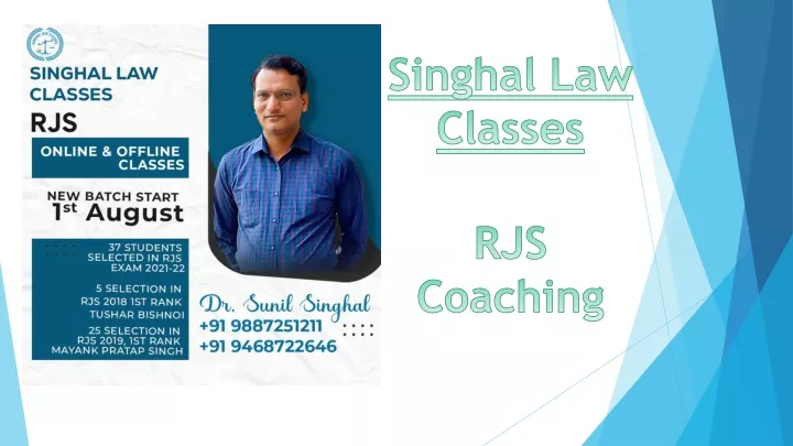 singhal law classes