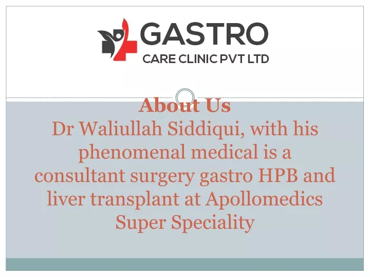 about us dr waliullah siddiqui with