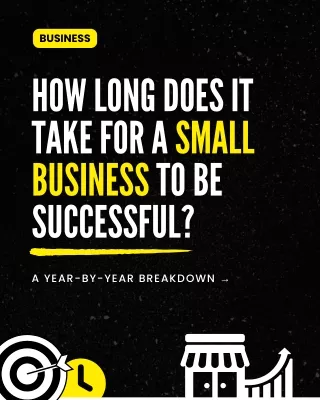 HOW LONG DOES IT TAKE FOR A SMALL BUSINESS TO BE SUCCESSFUL?