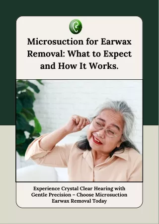 Microsuction for Earwax Removal What to Expect and How It Works.