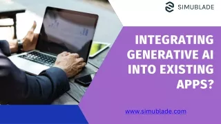 integrating generative ai into existing apps