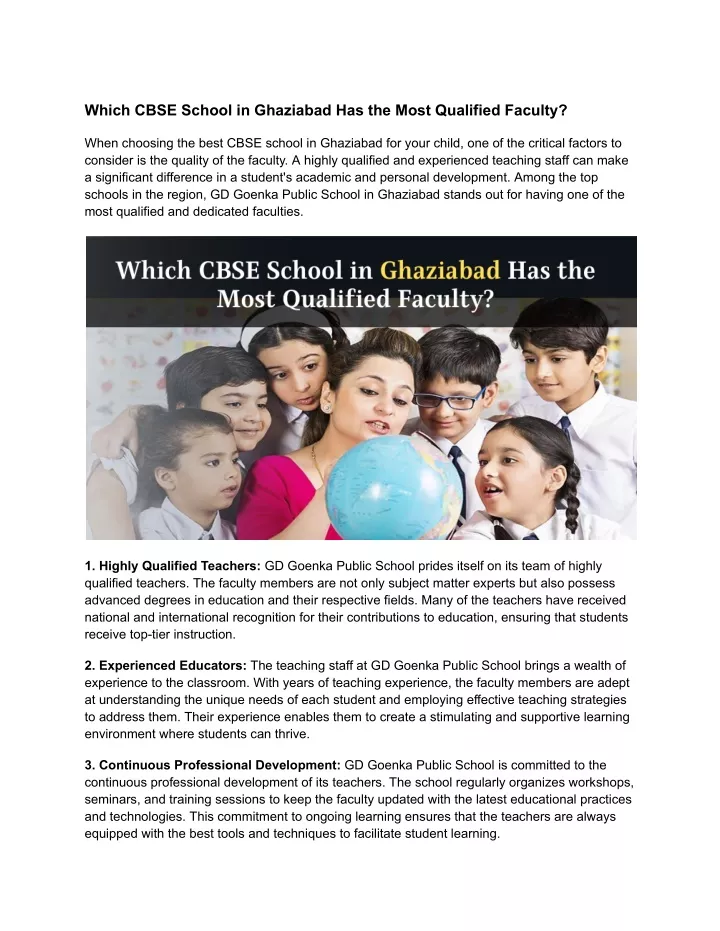 which cbse school in ghaziabad has the most