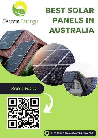 Best Solar Panels in Australia