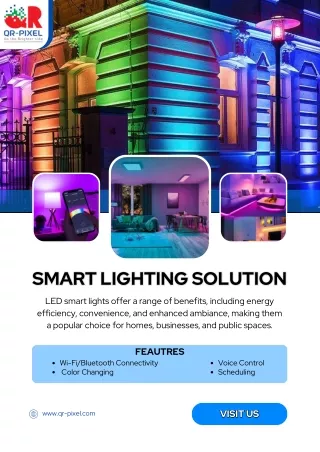 QR-PIXEL Smart LED WIFI Lights for Smart Homes