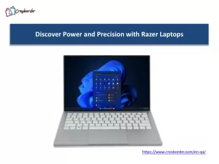Discover Power and Precision with Razer Laptops
