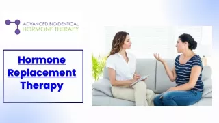 Comprehensive Hormone Replacement Therapy - AB Hormone Therapy