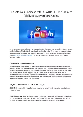 paid media advertising agency
