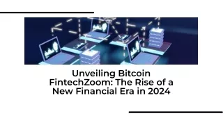 Bitcoin FintechZoom