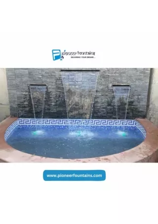 Best Fountains and Swimming Pools by Pioneer Fountains