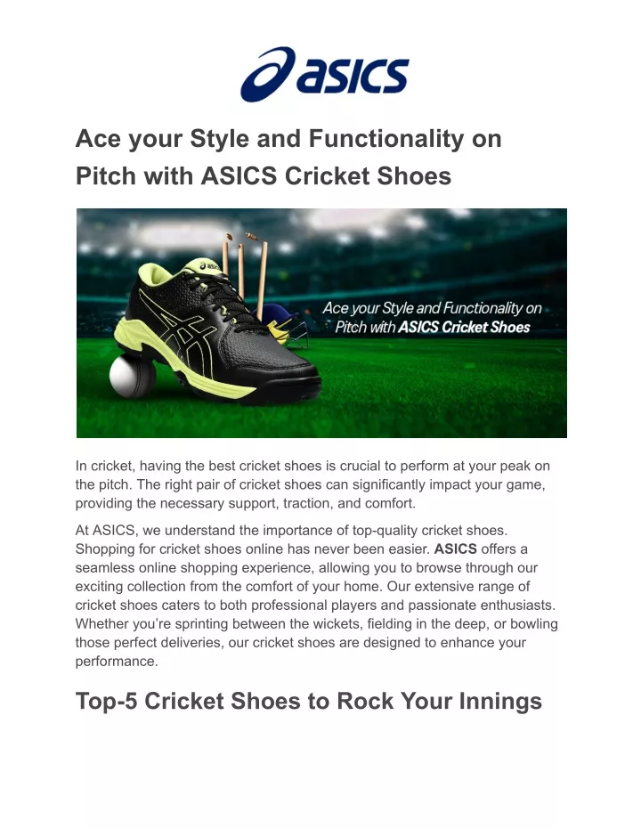 ace your style and functionality on pitch with