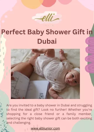 Best Baby Shower Gifts in Dubai: Top Ideas for New Parents!