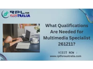 What Qualifications Are Needed for Multimedia Specialist 261211