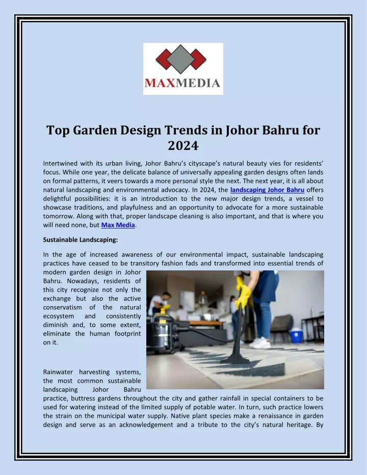 top garden design trends in johor bahru for 2024