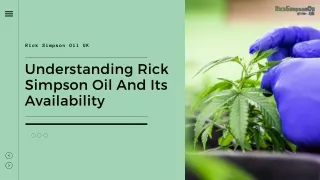 Understanding Rick Simpson Oil and Its Availability