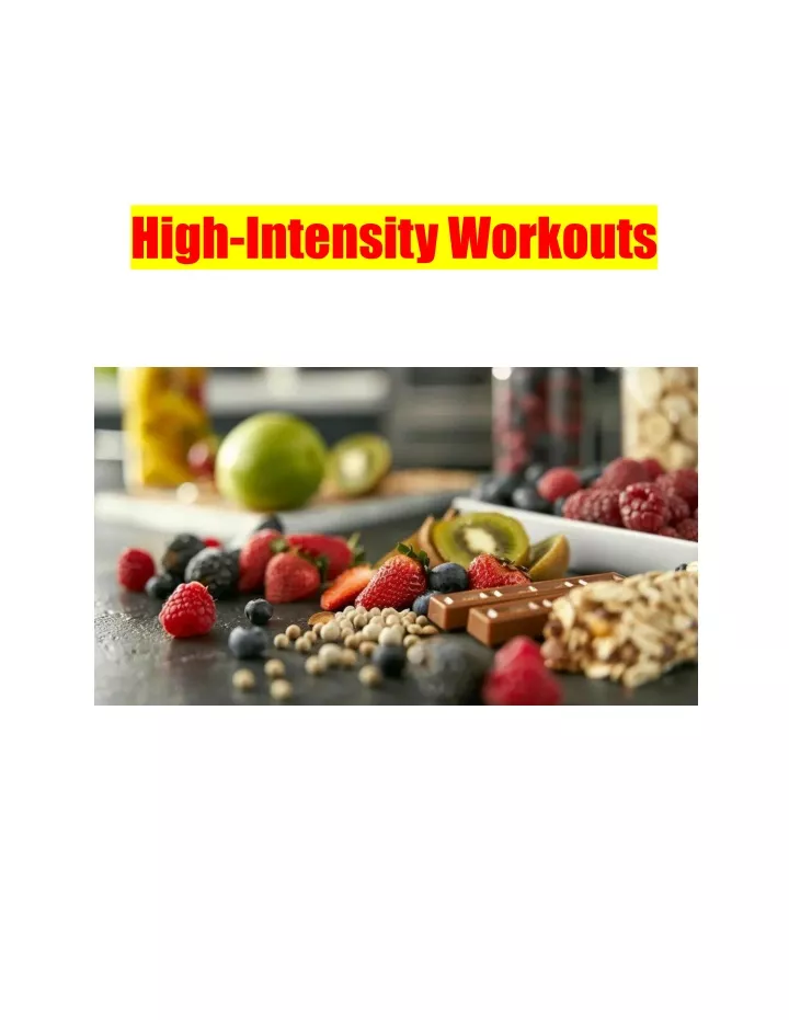 high intensityworkouts