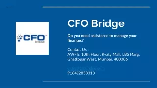 cfo bridge