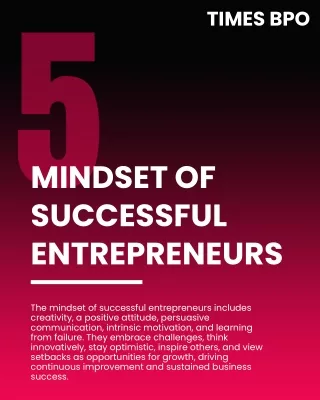 5 MINDSET OF SUCCESSFUL ENTREPRENEURS