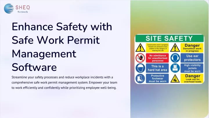 enhance safety with safe work permit management