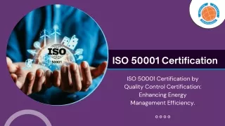 iso 50001 certification
