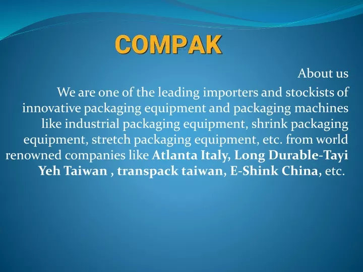 about us we are one of the leading importers