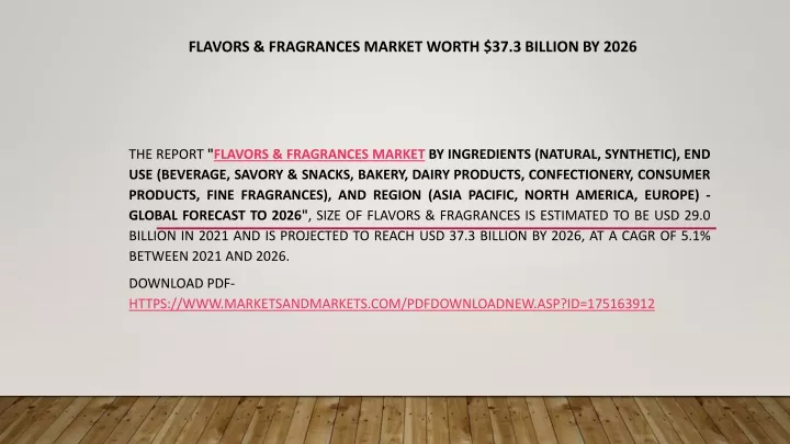 flavors fragrances market worth 37 3 billion by 2026