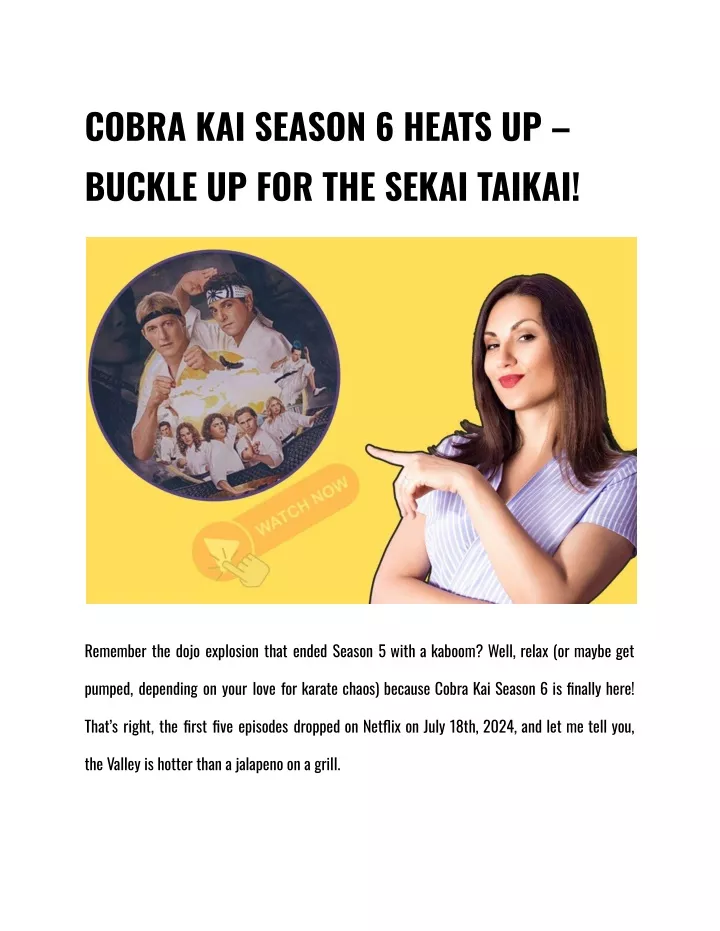 cobra kai season 6 heats up buckle