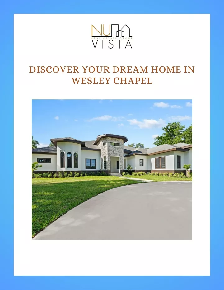 discover your dream home in wesley chapel