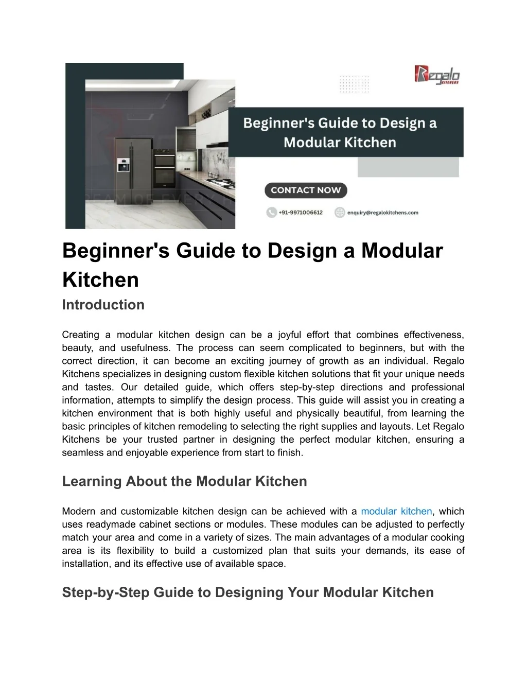 PPT - Beginner's Guide to Design a Modular Kitchen PowerPoint ...
