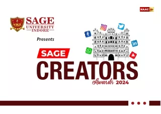 SAGE Creators Award 2024