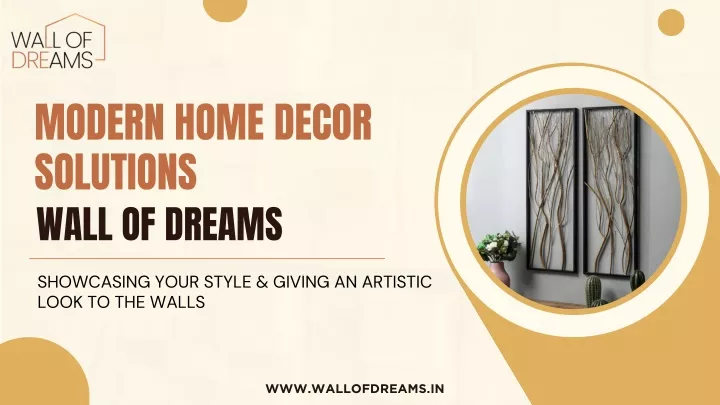 modern home decor solutions wall of dreams