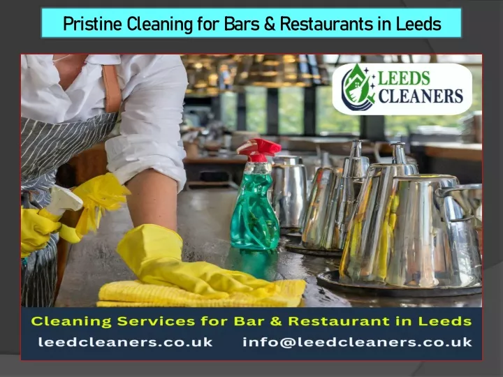 pristine cleaning for bars restaurants in leeds