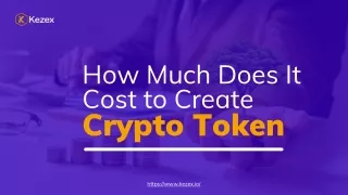 How Much Does It Cost to Create a Crypto Token
