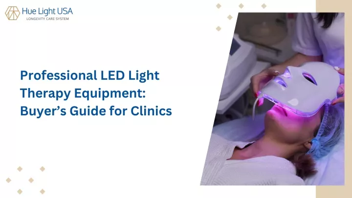 professional led light therapy equipment buyer