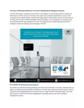 the future of workspace efficiency