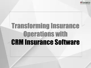 Transforming Insurance Operations with CRM Insurance Software