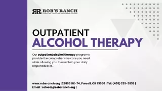 Outpatient Alcohol Therapy In Oklahoma