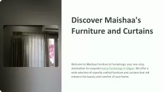 Unmatched Selection at Maishaa Furniture Siliguri