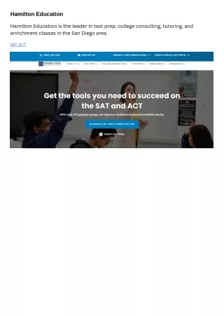 hamilton education