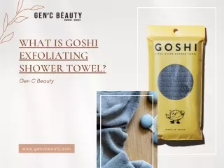 What is Goshi Exfoliating Shower Towel