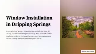 Top-Rated Window Installation in Dripping Springs by Old Soul Windows & Doors