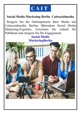 Social Media Marketing Berlin  Caitsocialmedia