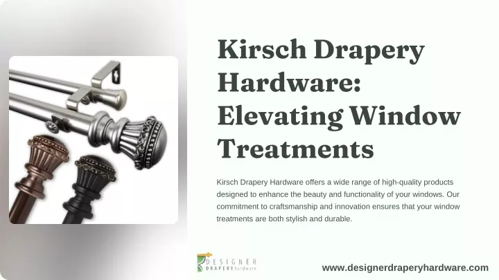 kirsch drapery hardware elevating window