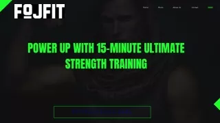 Power Up With 15-Minute Ultimate Strength Training